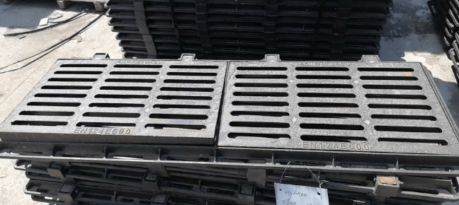 民勤球墨铸铁连体双篦展示